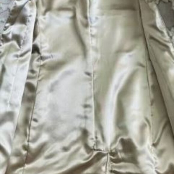 Fur coat , Gold embellished sequin detailing AMAZING piece. - Picture 4 of 6